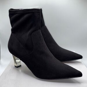 Alfani Black Heeled Ankle Boots